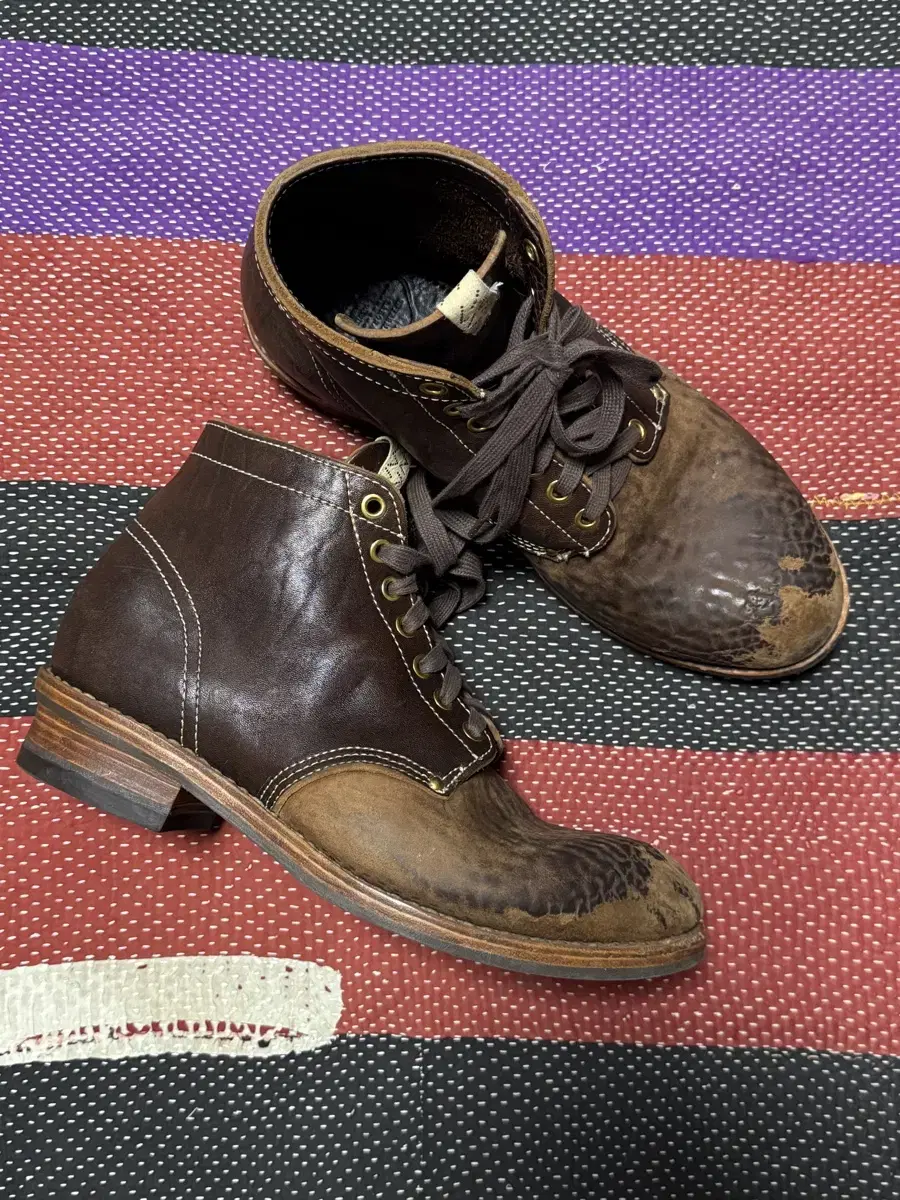 [M10]Visvim 22AW brigadier boots. Dark B